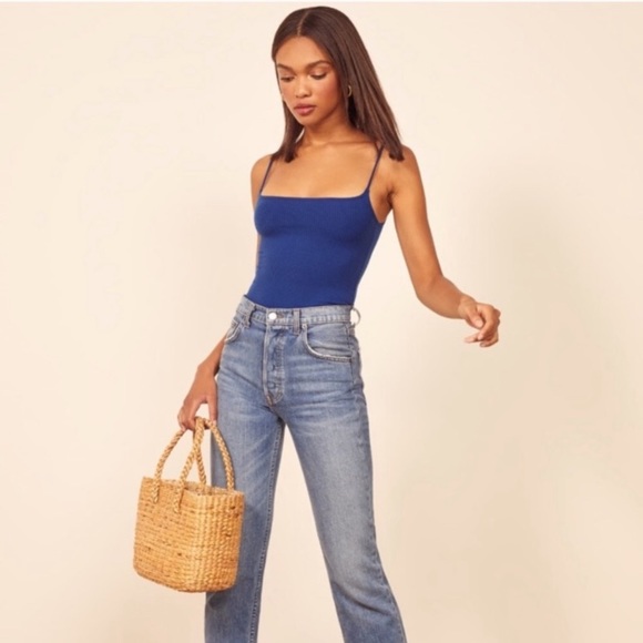 Reformation Blue Tank Top - Picture 2 of 10